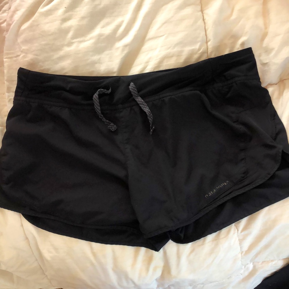 PATAGONIA black running shorts